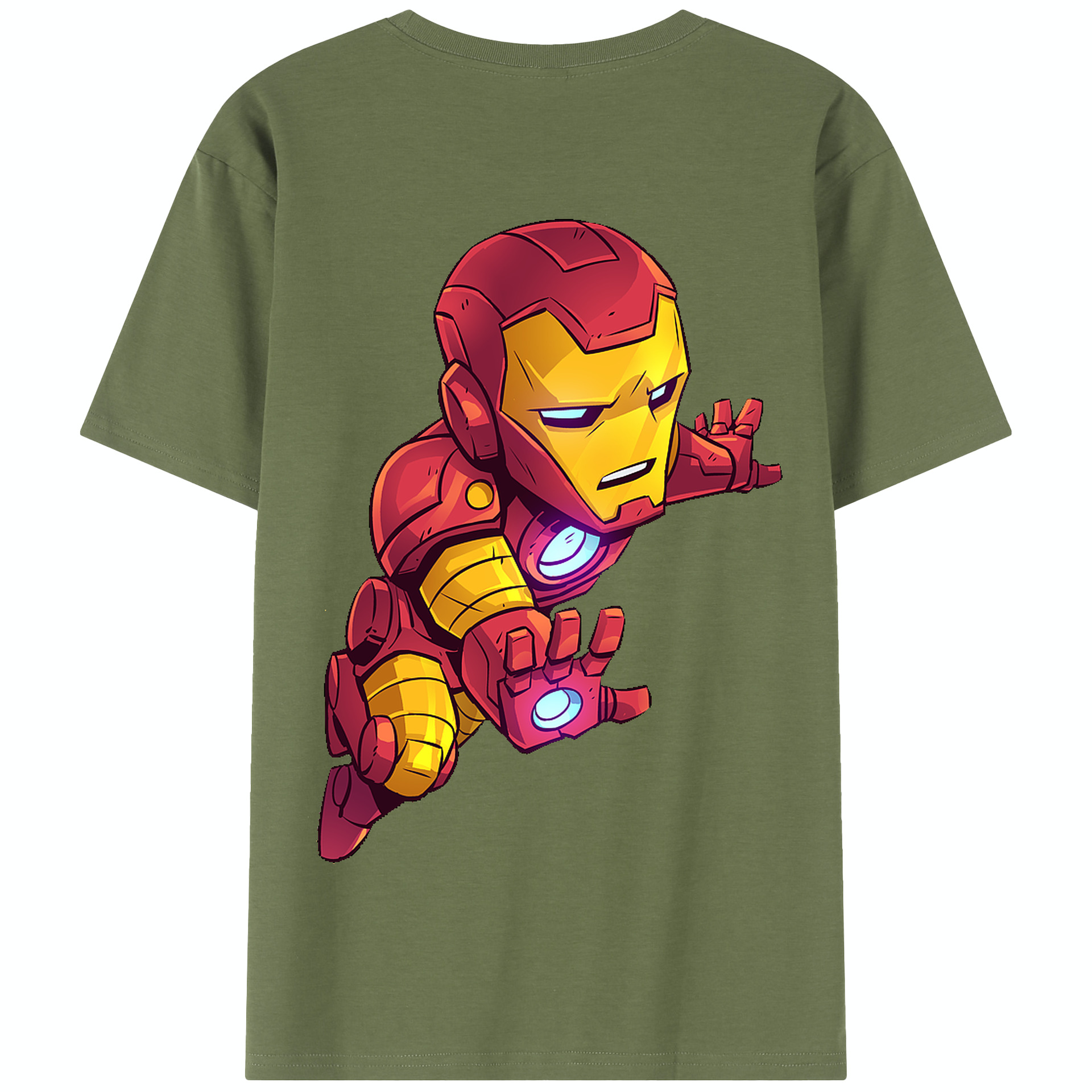 （画像用） アベンジャーズ The Avengers 綿100％半袖Tシャツ（背面プリント）
